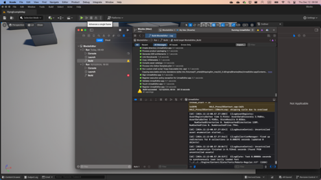 UE5.4 running on MacOS